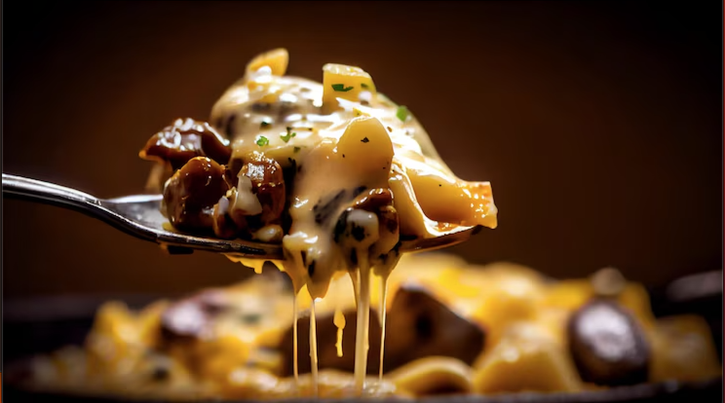 Pâtes à la Viande et Fromage Fondant
